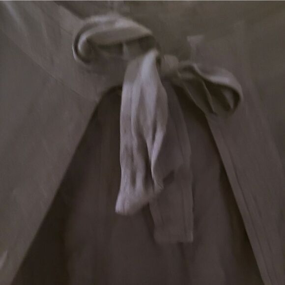 Soft Surroundings Navy Blue Embroidered Wrap Pants Wide Leg Palazzo,… - Picture 6 of 9